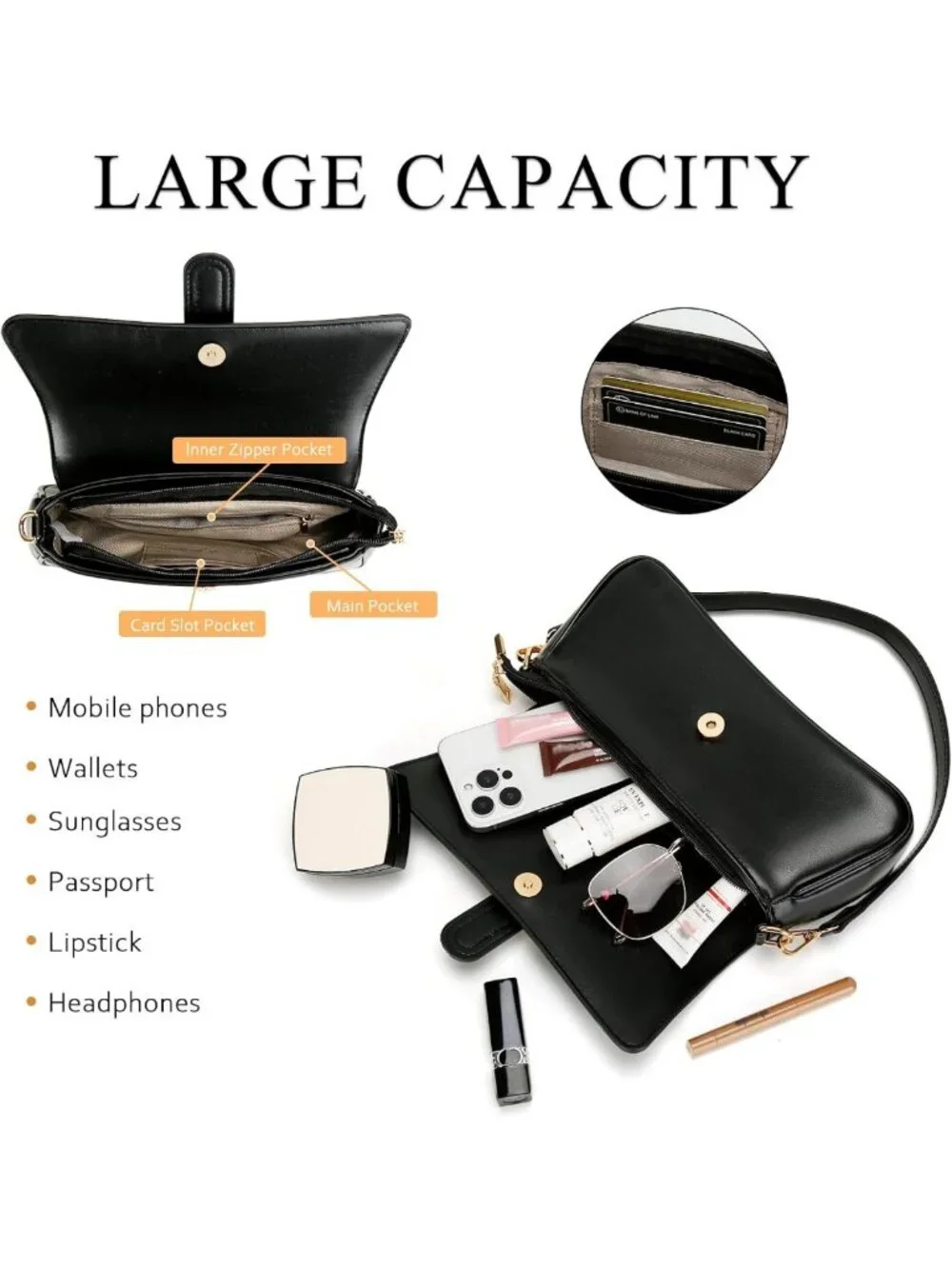 Trendy Mini Retro Hobo Bag for Women | Vegan Leather Clutch with Zipper Closure
